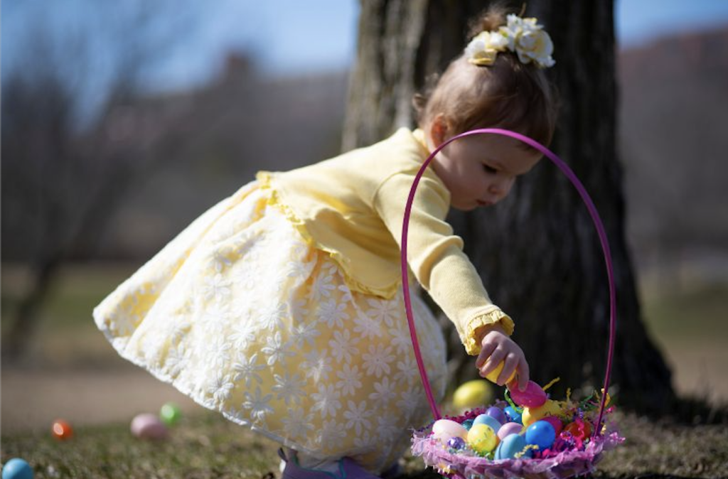 Turn your campsite into an adventure zone with an outdoor Easter egg hunt.